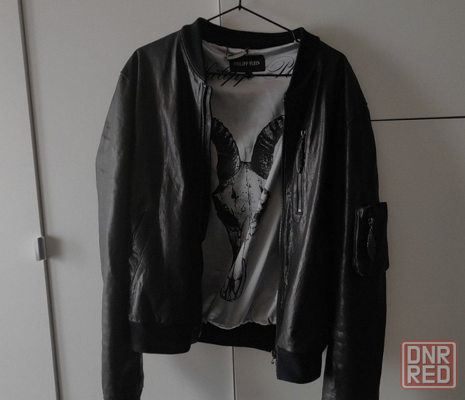 Кожаный бомбер Philipp Plein - Италия - Оригинал Донецк - изображение 2