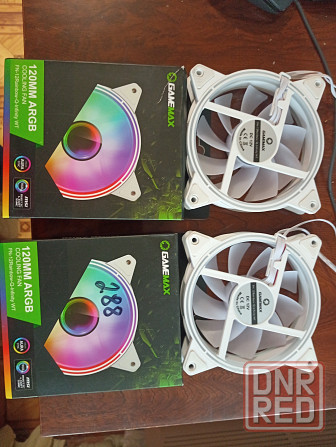 Вентилятор для компьютера ARGB Gamemax FN-12Rainbow-Q-Infinity WT (Кулер) Донецк - изображение 1
