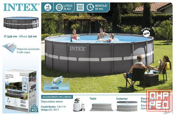 Бассейны Intex & Bestway + Все размеры. Аксессуары. Химия Донецк - изображение 6