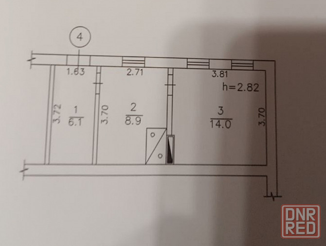 Продам однокомнатную квартиру на земле Пролетарский район (ш. 6 капитальная, остановка "больница") Донецк - изображение 3